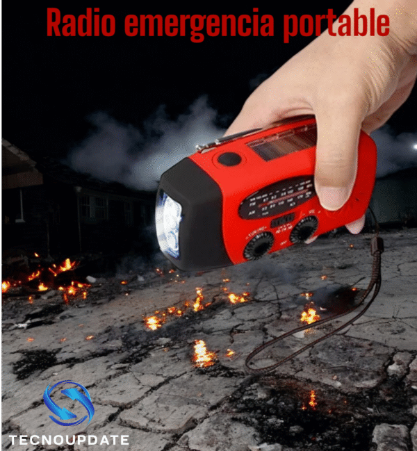 Photoroom-20250506_010555 Radio de Emergencia Compacta 2000mAh - Linterna, Power Bank, Carga Solar y Dinamo